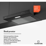 Klarstein SlimVent 60 Black kuhinjska napa | Shoptok.si
