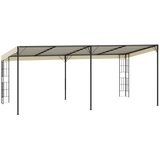  Zidna sjenica 3 x 6 m krem od tkanine | shoptok.hr
