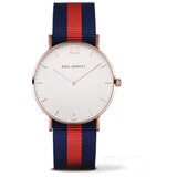 Paul Hewitt ručni sat sailor line beli roze zlatni sa plavo crvenim nato kaišem ( ph-sa-r-st-w-nr-20 ) | ePonuda.com