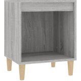 Maison Chic Nočna omarica - Nočna miza Siva sonoma 40x35x50 cm, (21689569) | Shoptok.si