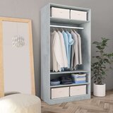  Ormar siva boja betona 100 x 50 x 200 cm od iverice Cijene