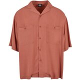 Urban Classics Oversized Terracotta Recreational Shirt | shoptok.hr