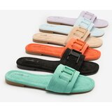Resti Royalfashion Blue women's flip-flops with buckle Rydr | Shoptok.si