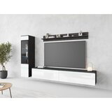 P & B Dnevni Regal Vera, Antracit, Bela, 3-Delno, Led | Shoptok.si