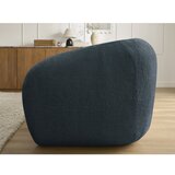 Bobochic Paris Temno modra raztegljiva sedežna garnitura iz šenilje 228 cm Neyo – | Shoptok.si