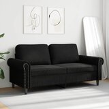  Dvosjed crni 140 cm baršunasti | shoptok.hr