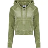 Športne jope in jakne Madison Classic Velour Hoodie With Juicy Logo Kaki