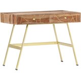  Pisaći stol s ladicama 100 x 55 x 75 cm masivno drvo akacije | shoptok.hr