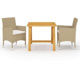  3-dijelni vrtni blagovaonski set bež | shoptok.hr