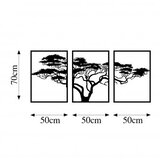Wallity Set zidnih ukrasa Akacija, 50x70 cm, 1,5 mm, 3 komada, Crna | Eponuda.ba