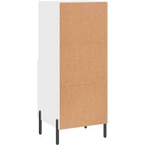 vidaXL Komoda visok sijaj bela 34,5x34x90 cm inženirski les | Shoptok.si