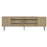Hanah home tv polica Dekolp2 sapphire oak silver | ePonuda.com