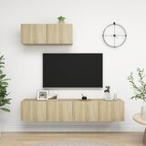 The Living Store TV omarice 3 kosi sonoma hrast inženirski les - TV Omarica, (21376887) Cene