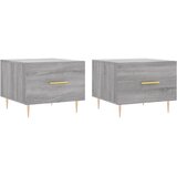  Stolići za kavu 2 kom boja hrast 50x50x40 cm konstruirano drvo | Shoptok.si