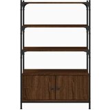  Regal za knjige 3 razine smeđa boja hrasta 70x30x109 5cm drveni | shoptok.hr