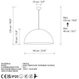 Opviq Luster Kure-60-Mr-724-1, 60x60x126cm, IP20, Zlatna | Eponuda.ba