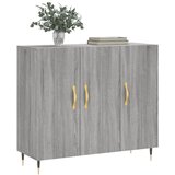  Komoda boja hrasta sonome 90 x 34 x 80 cm konstruirano drvo | shoptok.hr