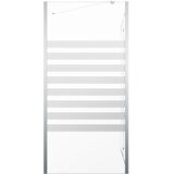  Tuš-kabina 120 x 68 x 130 cm od kaljenog stakla prugasta | shoptok.hr