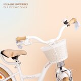  Dječji bicikl Flower 16" maslačak bijelo-bež | shoptok.hr