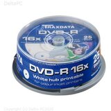  DVD-R TRAXDATA 4.7GB 16X CAKE 25kom full printable white Cijene