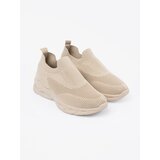 Shelvt Lightweight slip-on sneakers beige | Shoptok.si