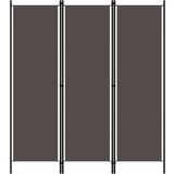 vidaXL Sobna pregrada s 3 panela antracit 150 x 180 cm Cijene