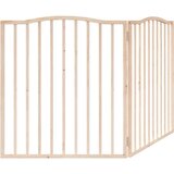 vidaXL Vrata za pse zložljiva 2 panela 160 cm topolovina | Shoptok.si