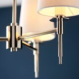  Endon 99455 - Luster na stalku 3xE14/6W/230V sjajni hrom/bela | Eponuda.com