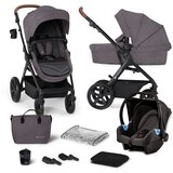 Kinderkraft Kolica A-Tour 3u1, tamno siva | shoptok.hr