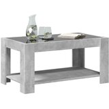  Stolić za kavu LED siva boja betona 93x53x45 cm drveni | shoptok.hr