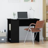 Maison Chic Pisalna miza - pisarniška miza - Računalniška miza črna 100x55x75 cm inženirski les, (21785093) | Shoptok.si