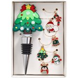Tognana Čep za flašu Jelka Christmas Snowy Pop, Sa staklenim prstenom, Šareni Cene