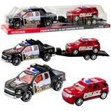  Set terenskog policijskog automobila s vučnim vozilom i patrolnim automobilom | shoptok.hr