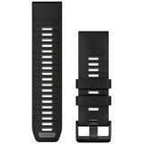 Garmin remen za sat QuickFit 26 mm, crni / Pebble Gray silikon | shoptok.hr