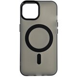  silikonska futrola magsafe fluro color iphone 13/14 crna | Eponuda.com