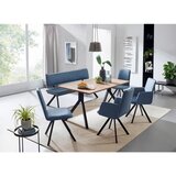 Cantus KOTNA KLOP, kovina, tekstil črna, svetlo modra | Shoptok.si