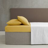 Catherine Lansfield Rumena napenjalna rjuha iz perkala 150x200 cm Easy Iron Percale – | Shoptok.si