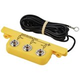 TRU COMPONENTS TC-12277208 Utikač za uzemljenje 3x 10 mm priključak na tipkalo, kutni oblik s kabelom 1 St. | Eponuda.ba