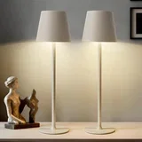 2x brezžična LED namizna svetilka
