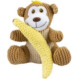 Duvo igračka za pse plišana duo, majmunče+banana, s, 22x19x8cm Cene