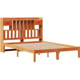 Krevet s regalom za knjige bez madraca 140 x 190 cm od borovine | Eponuda.ba