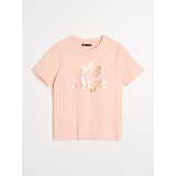 Sinsay Pamučna majica sa zlatnim natpisom "Big magic" | shoptok.hr