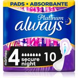 Always Vložki Ultra Platinum Extra Nočni, Duo pack 10 kos Cene