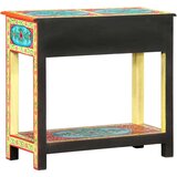  Ručno obojeni konzolni stol 80x35x75 cm od masivnog drva manga | shoptok.hr