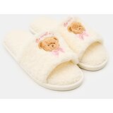 Sinsay Papuče s motivom medvjedića i teddy završetkom | shoptok.hr
