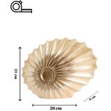Aberto Design Dekorativna figura Školjka, 8x24x26cm, Zlatna boja | Eponuda.ba