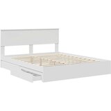  Krevet s od storage Bijelo 160 x 200 cm Konstruirano drvo | shoptok.hr