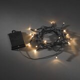 Konstsmide LED svetlobna veriga (40 LED sijalk, 390 cm, črna, svetloba v barvi jantarja, na baterije) Cene