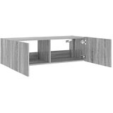  Zidni TV ormarić s LED svjetlima siva boja hrasta 100x35x31 cm | shoptok.hr