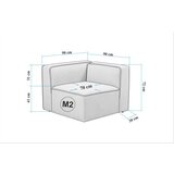 Atelier Del Sofa fotelja More S M2 Cappucino